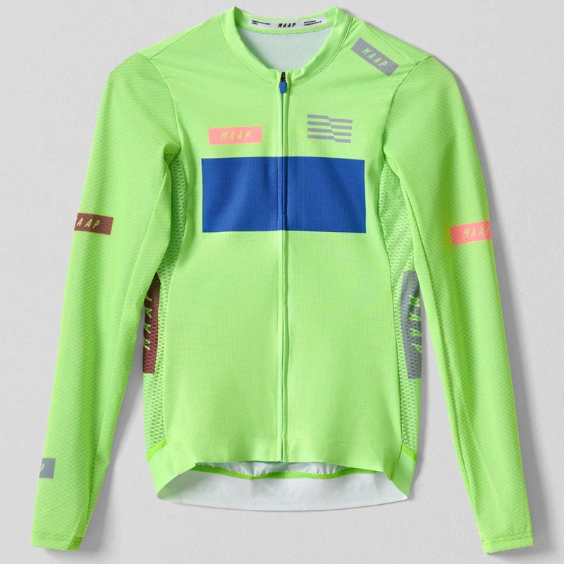 Maap System Pro Air long sleeve woman jersey - Green Blue