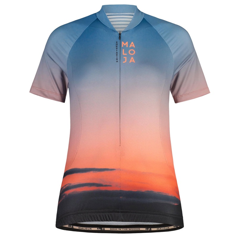 Maloja Ronda 1/2 woman jersey - Orange