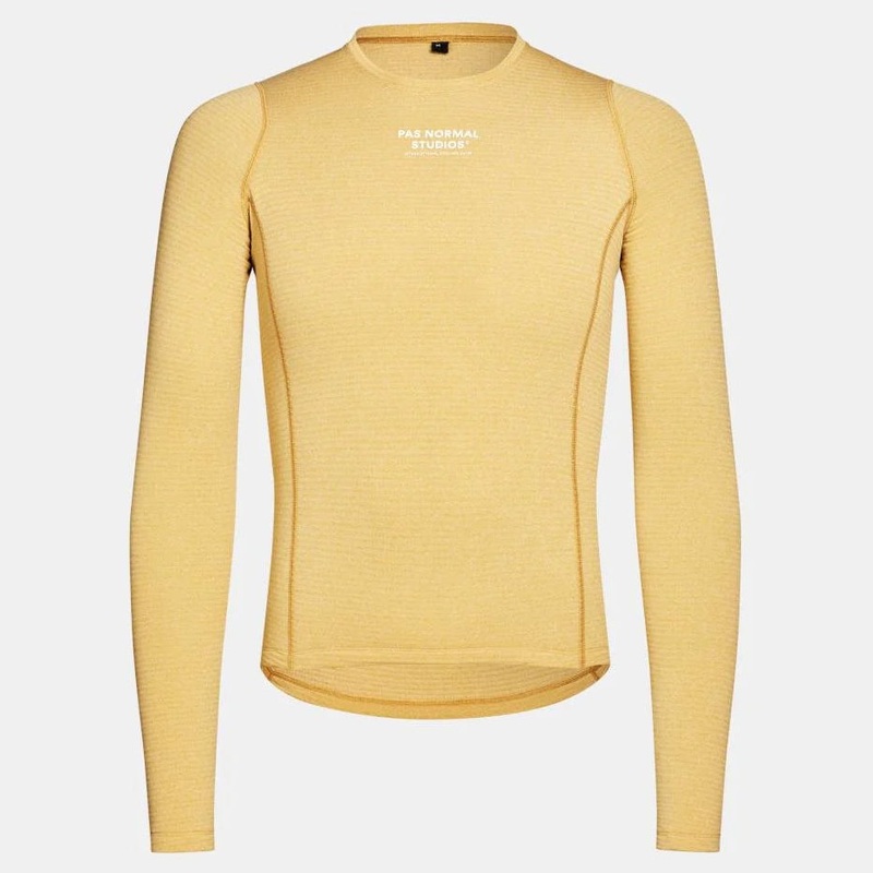 Pas Normal Studios Thermal long sleeves baselayer - Yellow