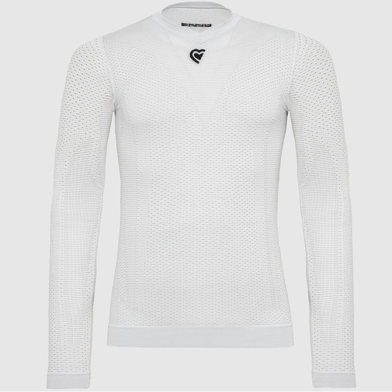 Pissei Mindanao long sleeves base layer - White