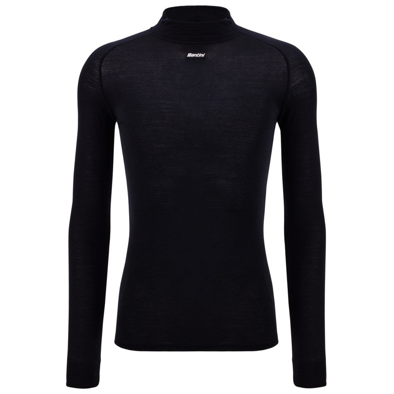 Santini NEXT 2 SKIN long sleeve base layer - Black