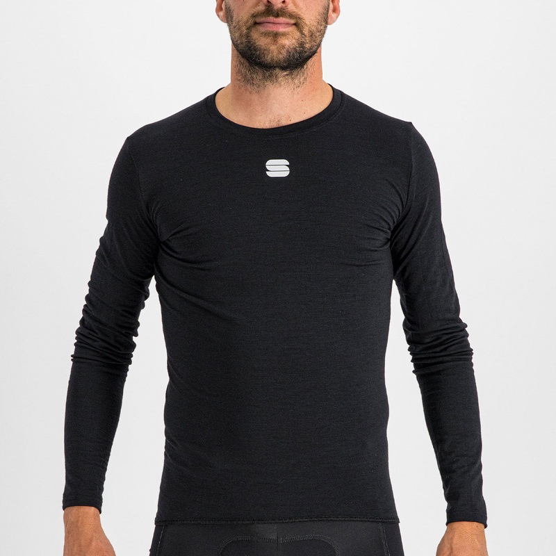 Sportful Merino Tee long sleeves baselayer - Black