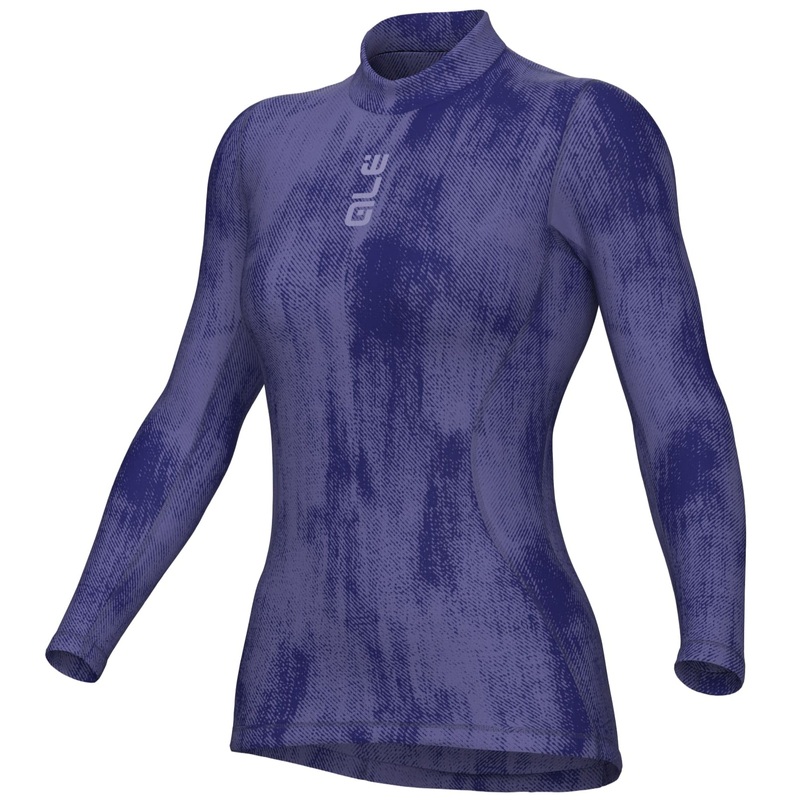 Ale Knitted woman long sleeved undershirt - Purple