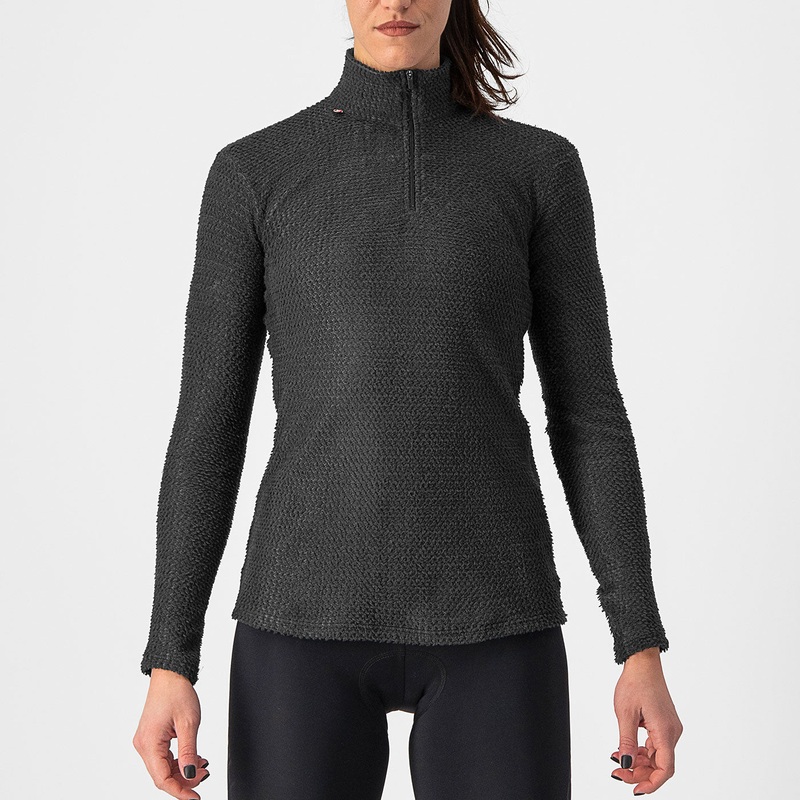 Castelli Cold Days long sleeves woman base layer - Black