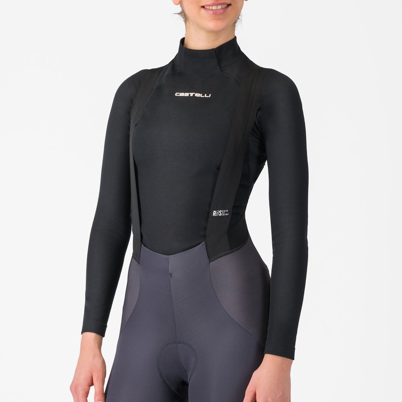 Castelli Flanders 2 woman long sleeve base layer - Black