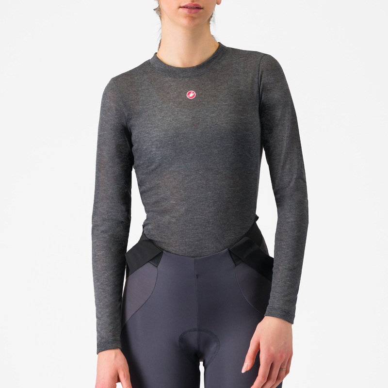 Castelli Medio women long sleeve base layer - Grey
