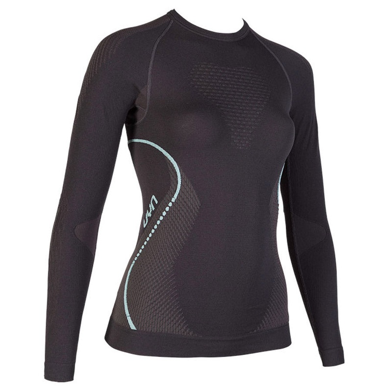 UYN Evolutyon long sleeve shirt - Black light blue