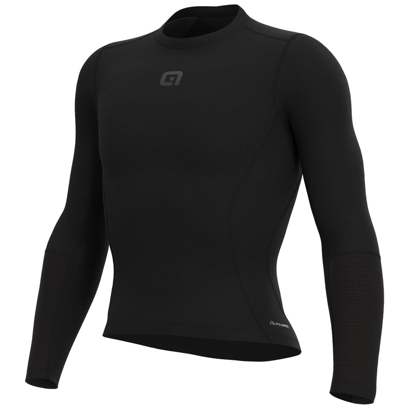 Ale Grid long sleeve underwear jersey - Black