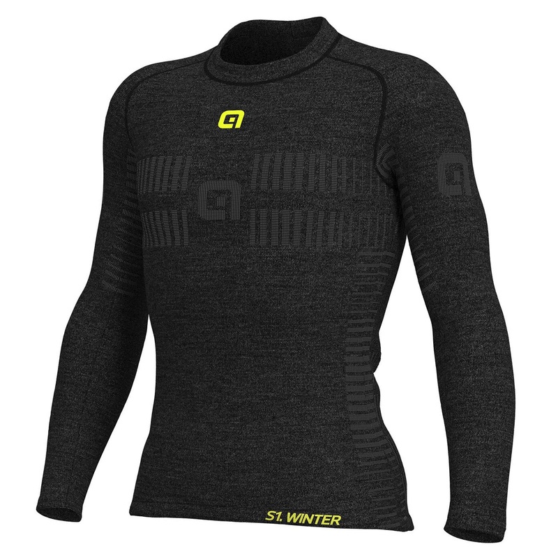 Ale Seamless Wool base layer long sleeve jersey - Grey