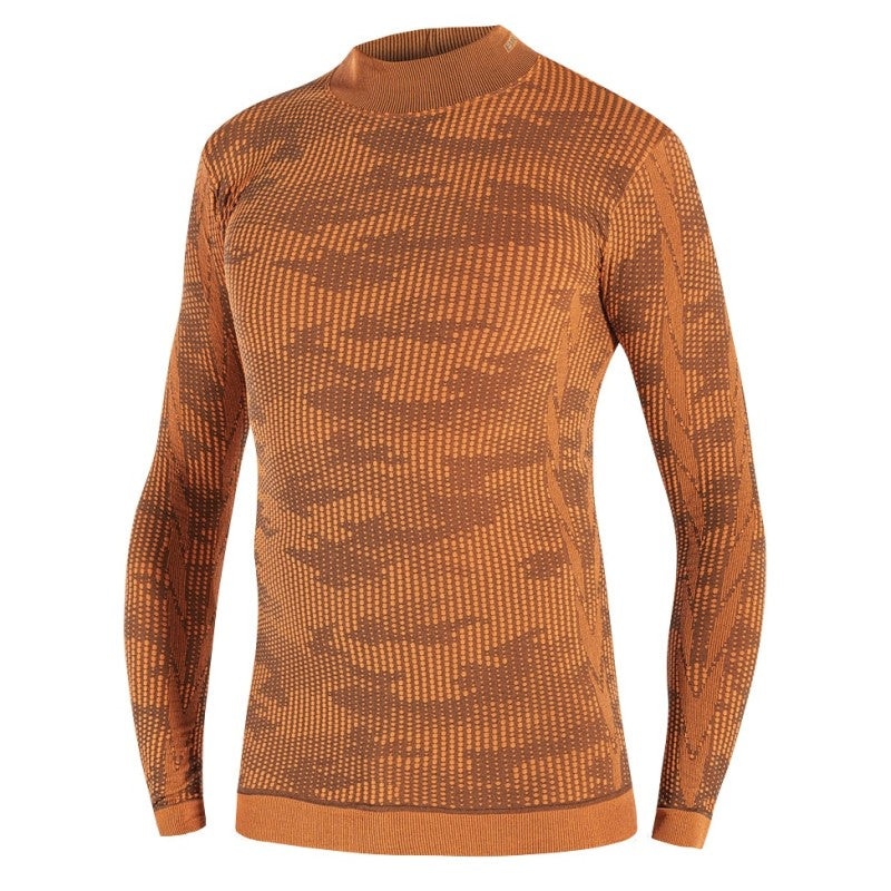 Biotex Lupetto 3D Camo long sleeve base layer - Orange