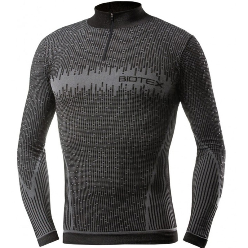 Biotex Lupetto 3D Zip long sleeve base layer - Black