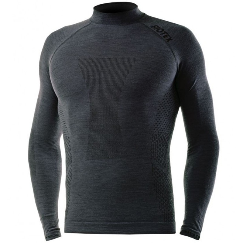 Biotex Lupetto Calore Merino long sleeve base layer - Black