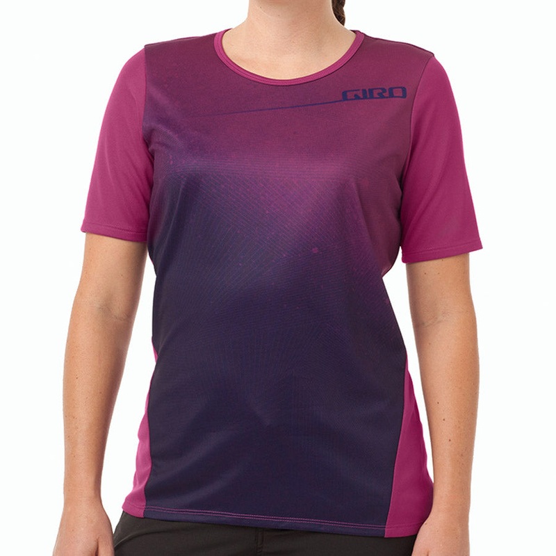 Giro Roust Woman Jersey - Berry Fade