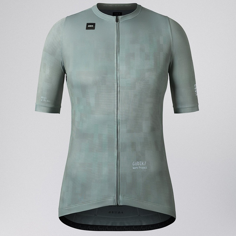 Gobik Stark Cedar Check Women Jersey - Green