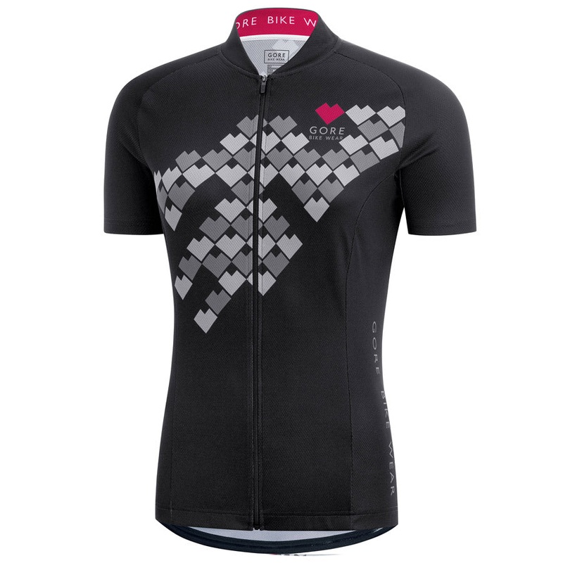 Gore Element Digi Heart Woman Jersey - Black