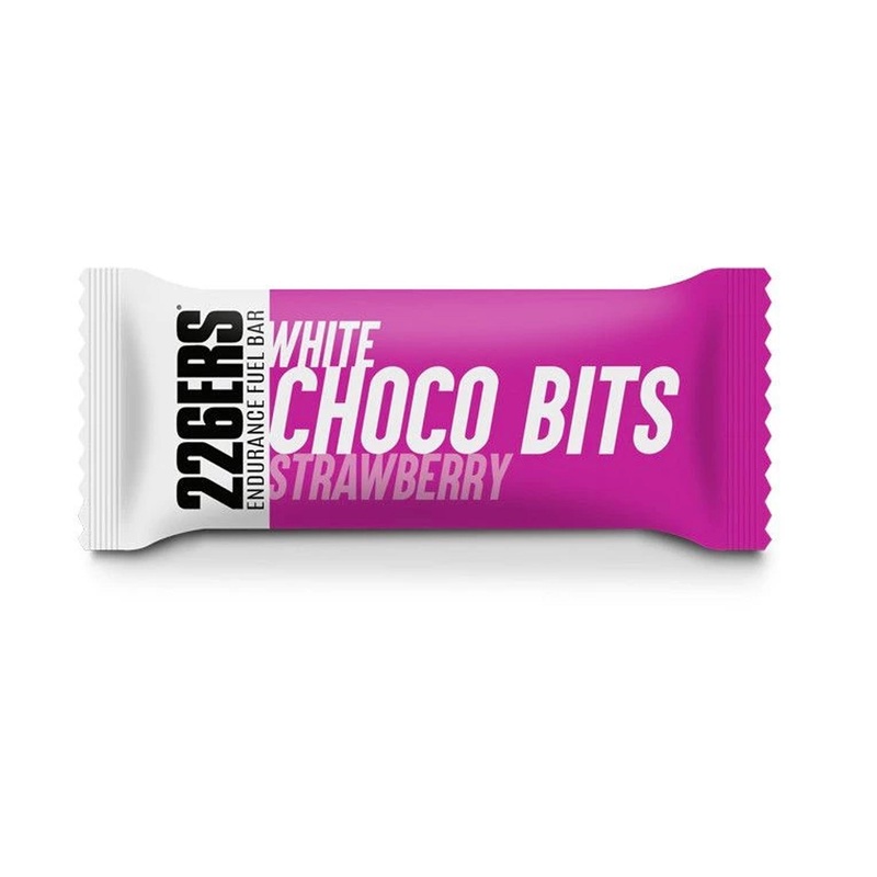 226ers Endurance Choco Bits Bar - White Chocolate Strawberry