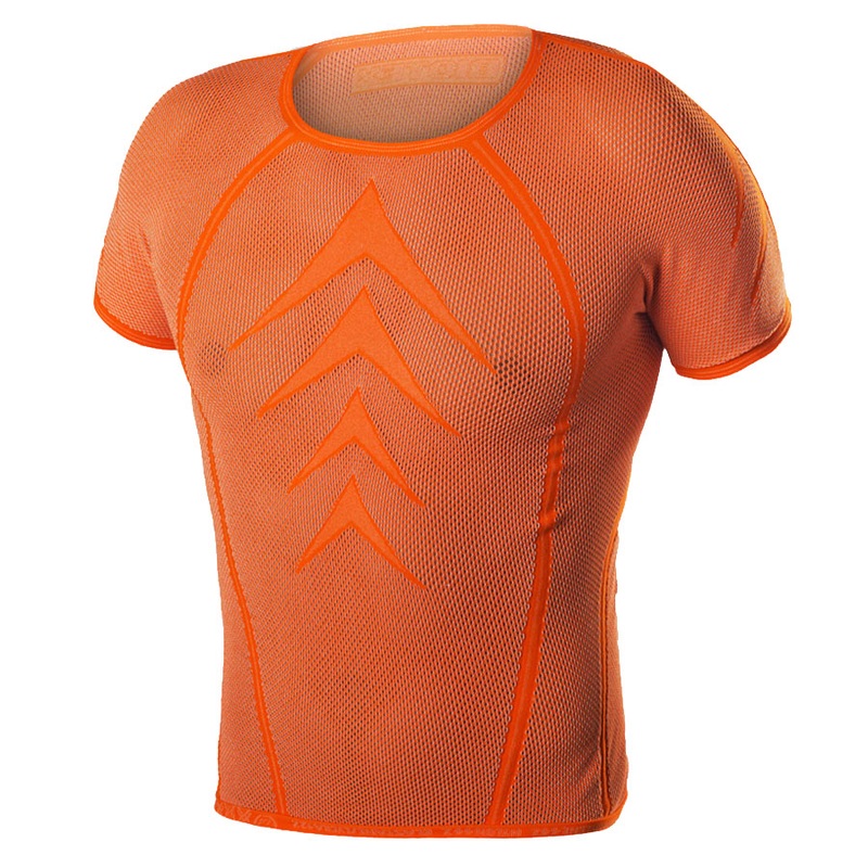 Biotex Powerflex S/S base layer - Orange fluo