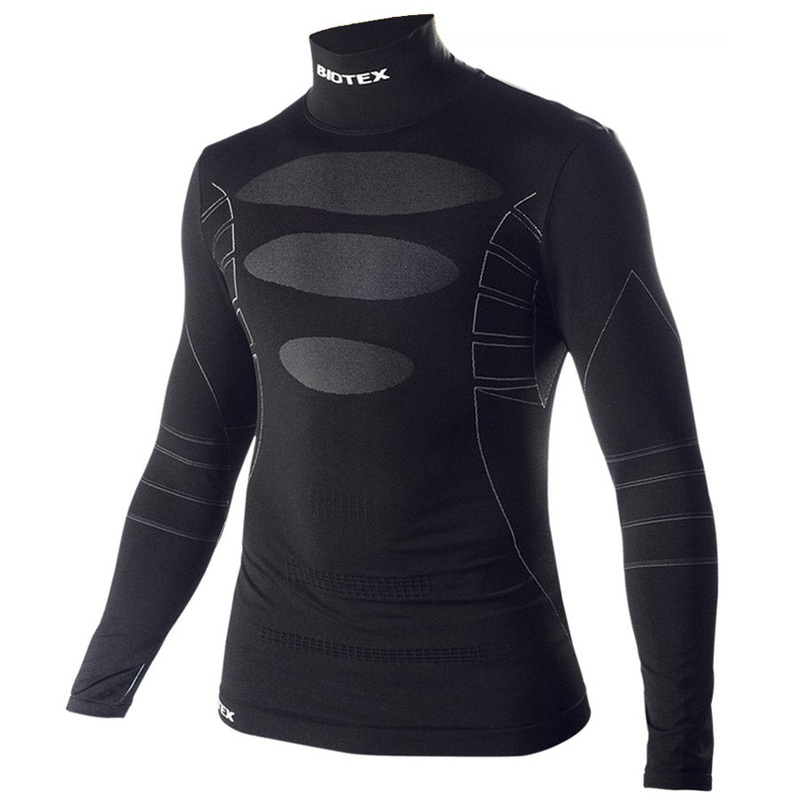 Biotex Turtleneck Warm Effect L/S Base Layer - Black