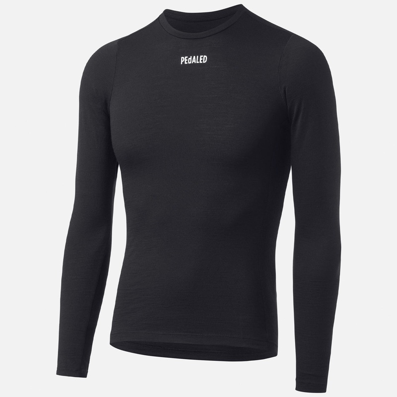Pedaled Essential Merino base layer long sleeve - Black