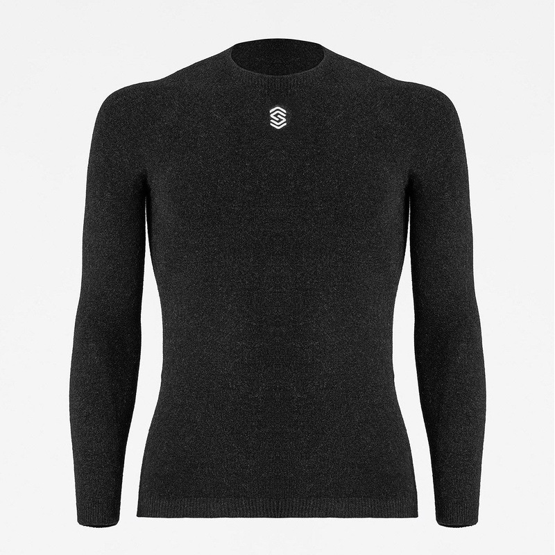 Silverskin Stay Fresh long sleeve base layer - Dark grey