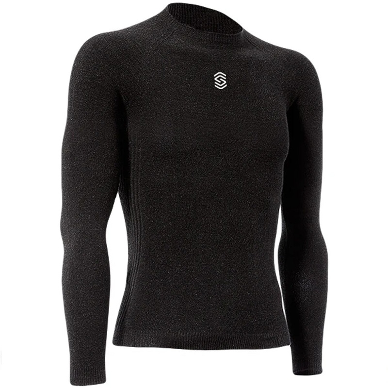 Silverskin Stay Warm long sleeve base layer - Dark grey