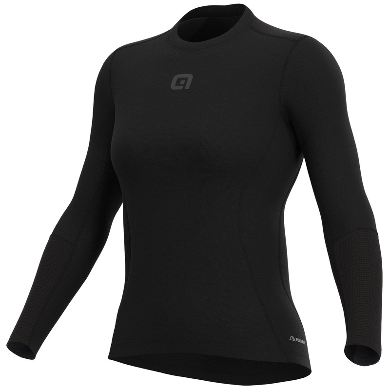 Ale Grid women long sleeved underwear jersey - Black