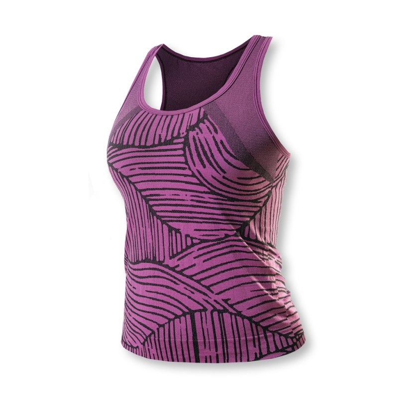 Biotex Sprint sleeveless woman base layer - Fuchsia