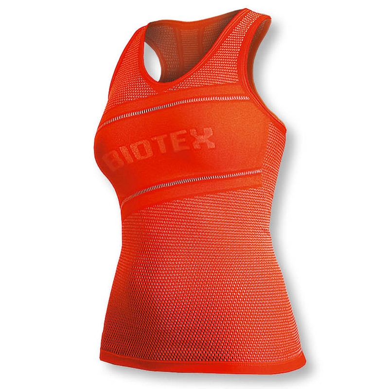 Biotex Summerlight sleeveless woman base layer - Orange