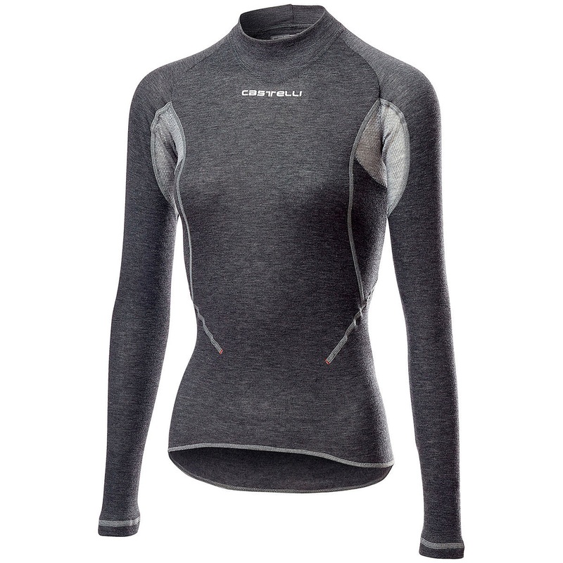 Castelli Flanders Warm 2 long sleeves woman base layer - Grey