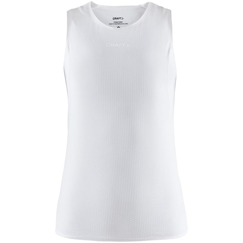 Craft Pro Dry Nanoweight SL sleeveless women base layer - White