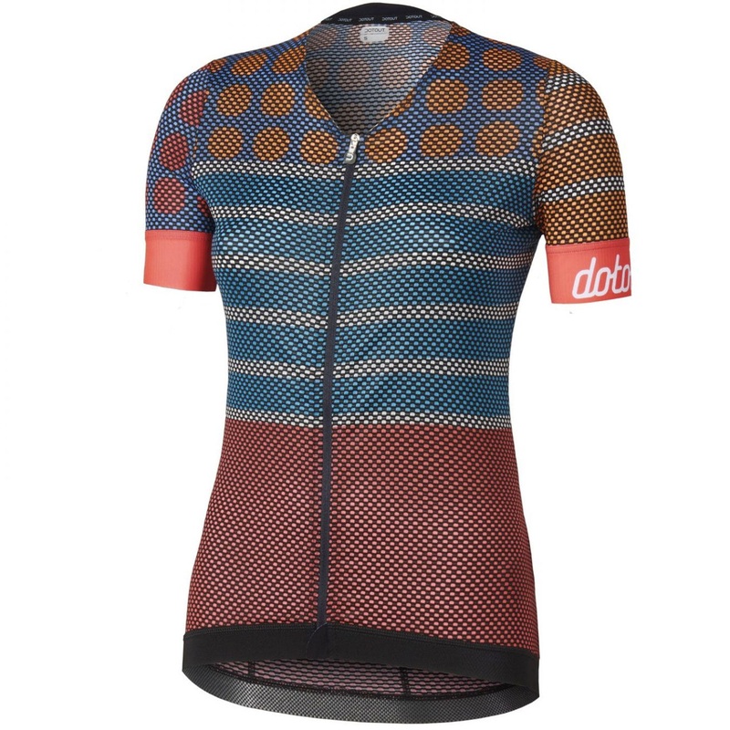 Dotout Dots woman jersey - Light blue fuchsia