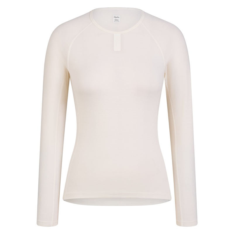 Rapha Merino woman long-sleeved base layer - White