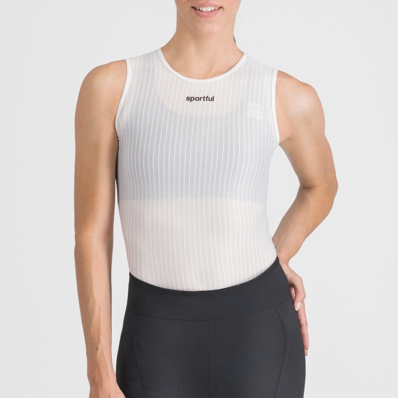 Sportful Pro Base woman sleeveless base layer - White