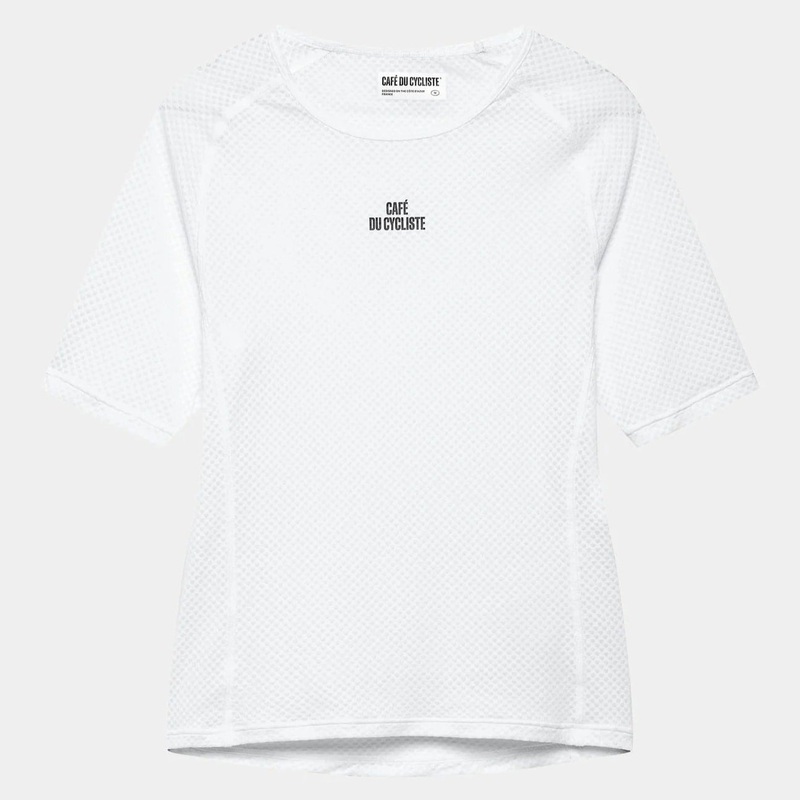Cafe du Cycliste Liliane base layer - White