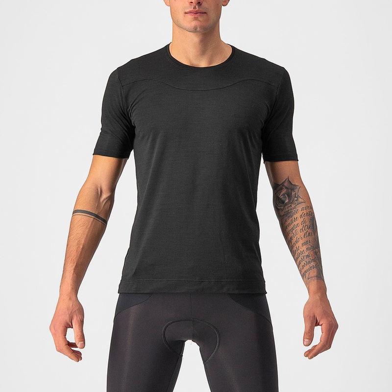 Castelli Bandito Wool base layer - Black