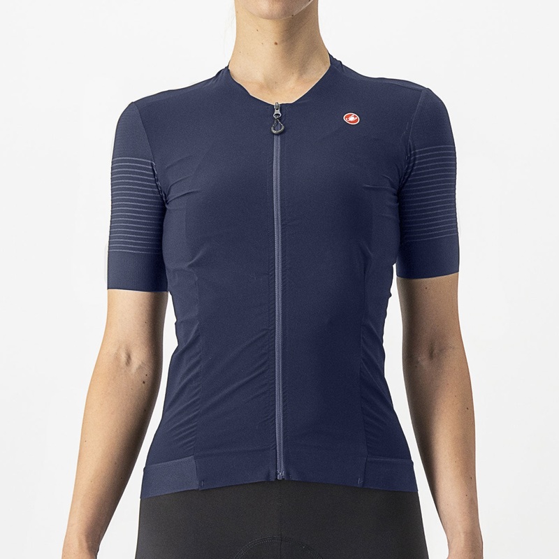 Castelli Premio woman jersey - Blue