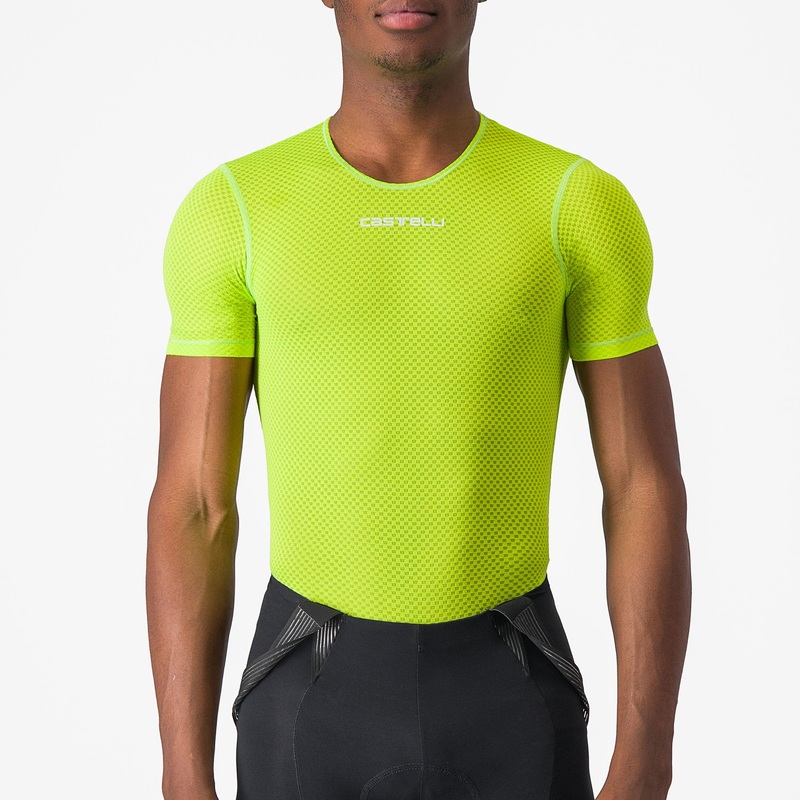 Castelli Pro Mesh 2.0 base layer - Yellow