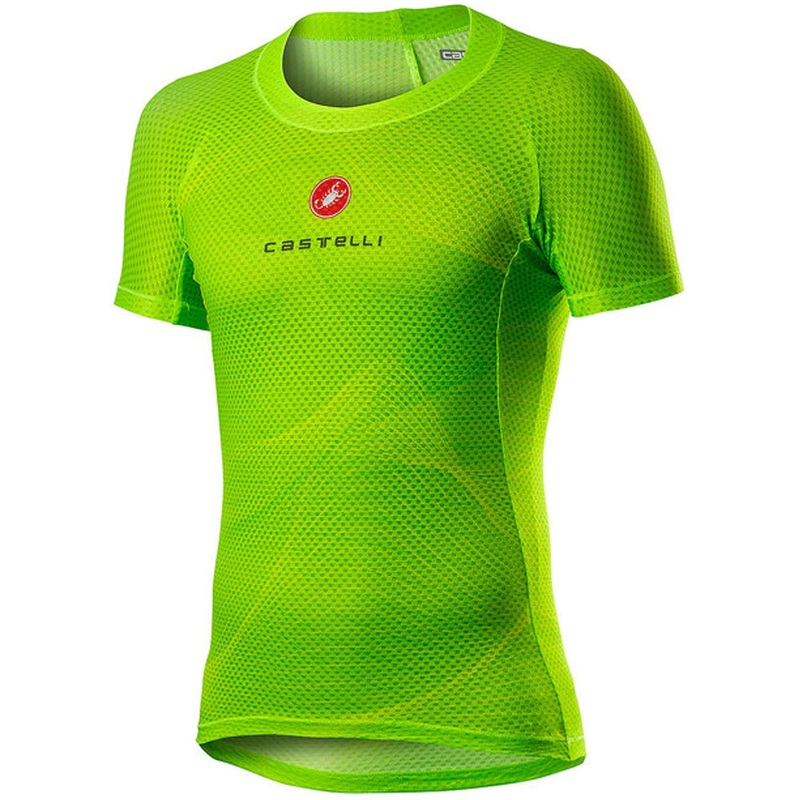 Castelli Pro Mesh base layer - Fluo yellow