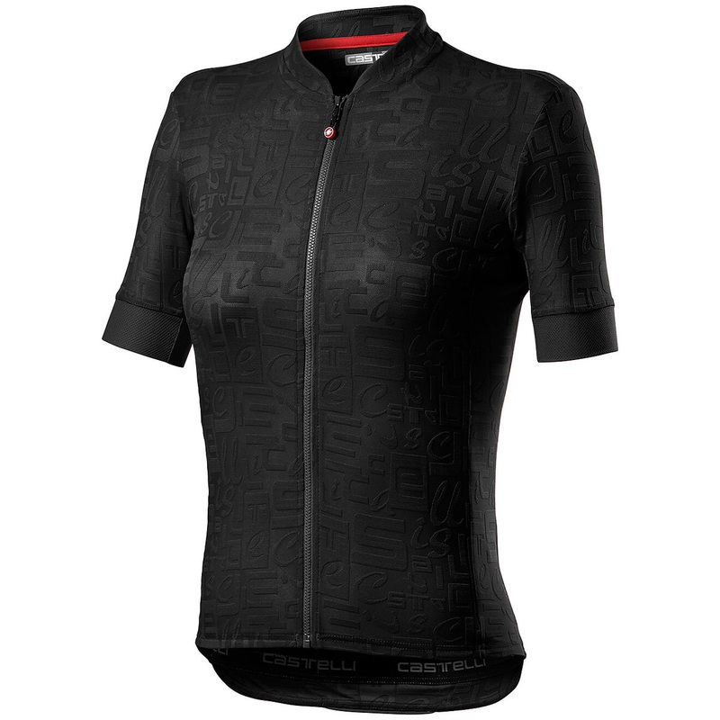 Castelli Promessa Jacquard woman jersey - Black