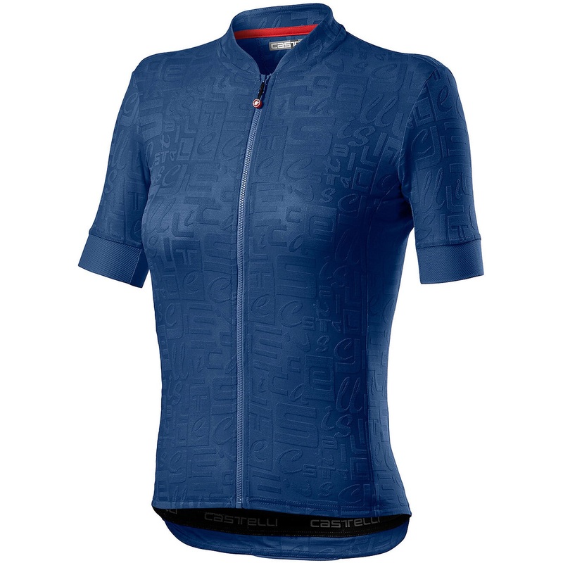 Castelli Promessa Jacquard woman jersey - Blue