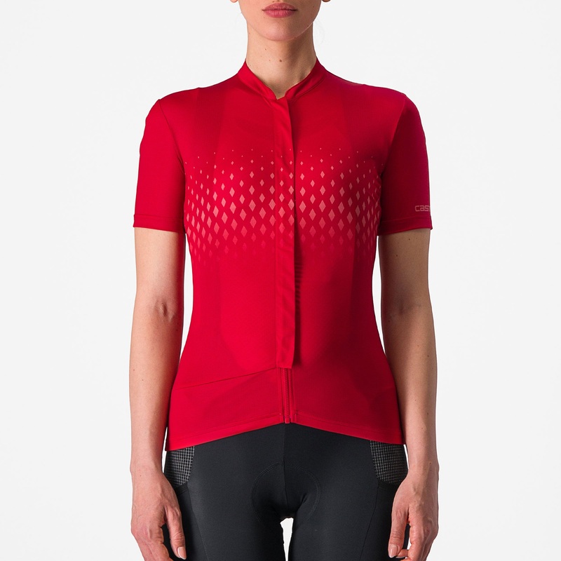 Castelli Unlimited Sentiero 3 women jersey - Red