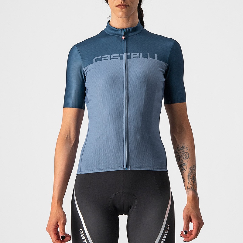 Castelli Velocissima woman jersey - Blue