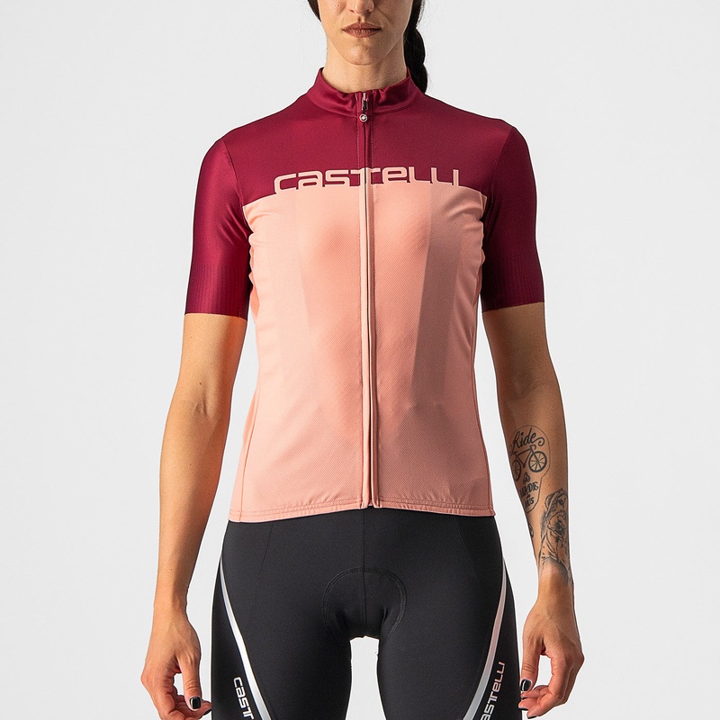 Castelli Velocissima woman jersey - Bordeaux