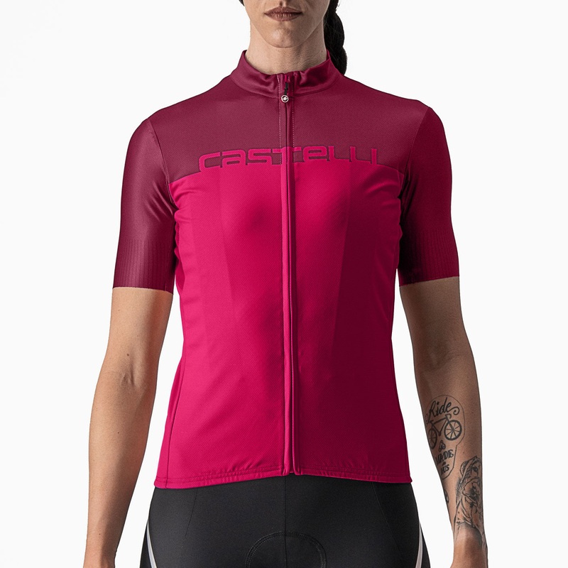 Castelli Velocissima woman jersey - Red