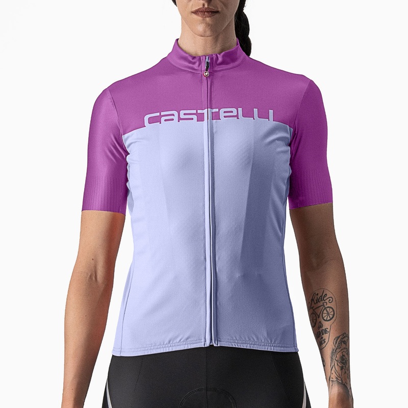 Castelli Velocissima woman jersey - Violet