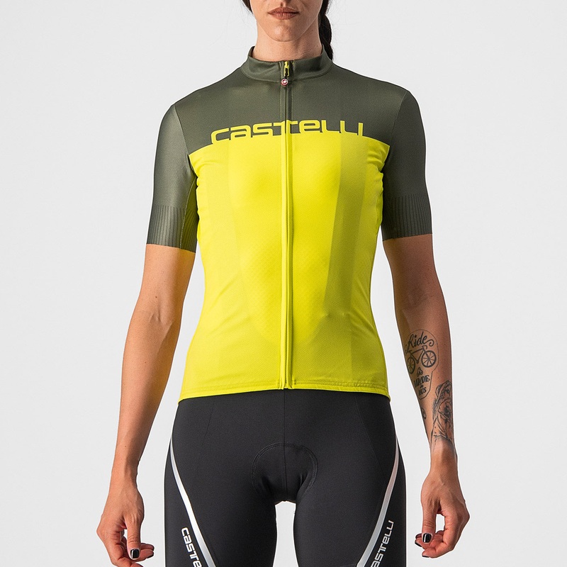 Castelli Velocissima woman jersey - Yellow
