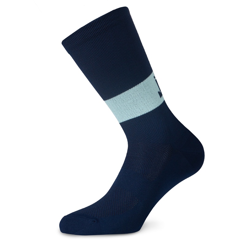 Juf Train Band Socks - Aqua Blue