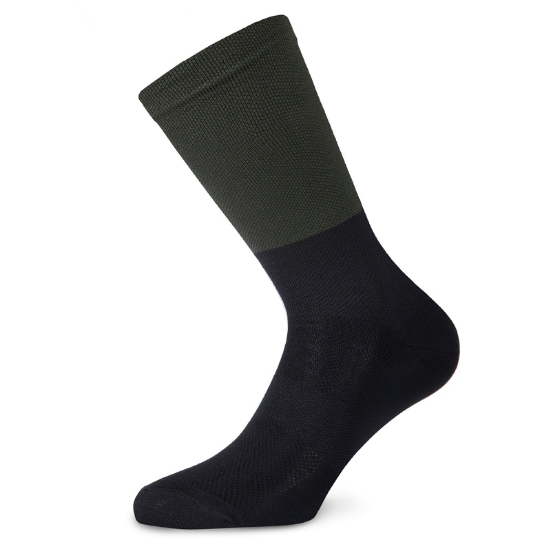 Juf Train Logo Socks - Green Black
