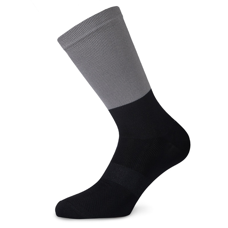 Juf Train Logo Socks - Grey black