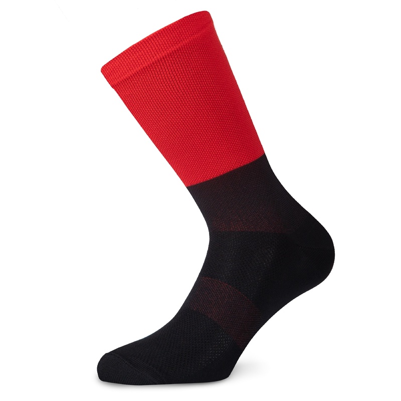 Juf Train Logo Socks - Red Black
